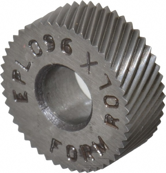 Made in USA EPLX096 Standard Knurl Wheel: 1/2" Dia, 80 ° Tooth Angle, Diagonal, Cobalt Image