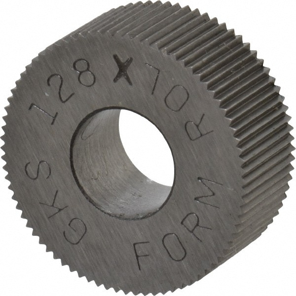 Made in USA GKSX128 Standard Knurl Wheel: 5/8" Dia, 80 ° Tooth Angle, Straight, Cobalt Image