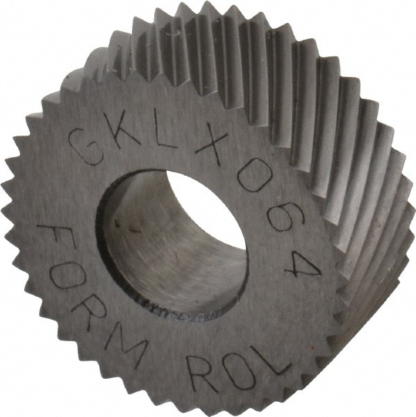 Made in USA GKLX064 Standard Knurl Wheel: 5/8" Dia, 80 ° Tooth Angle, Diagonal, Cobalt Image