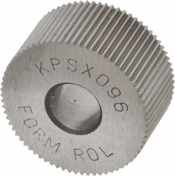 Made in USA KPSX096 Standard Knurl Wheel: 3/4" Dia, 80 ° Tooth Angle, Straight, Cobalt Image