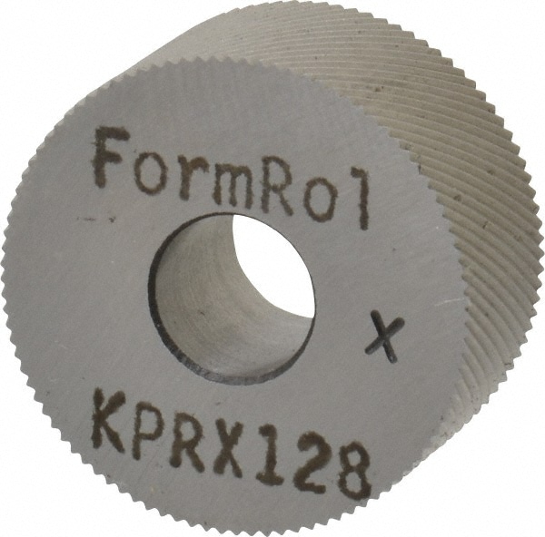 Made in USA KPRX128 Standard Knurl Wheel: 3/4" Dia, 80 ° Tooth Angle, Diagonal, Cobalt Image