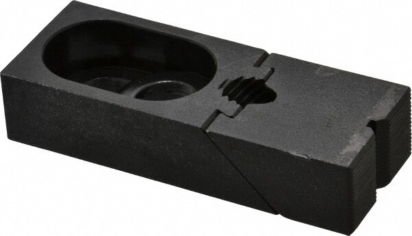 3-7/8" OAL x 1-1/2" Overall Width, Standard Grip Nose, Steel Manual Edge Clamp