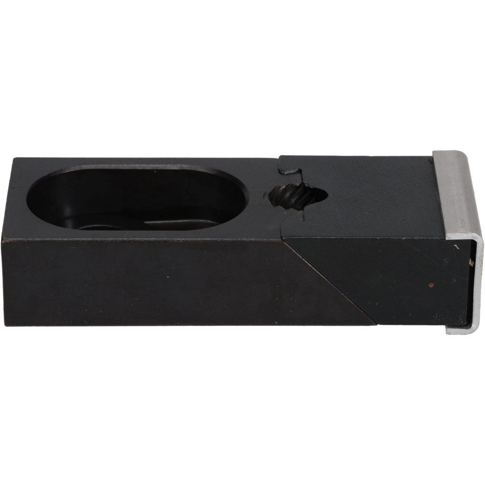 3-7/8" OAL x 1-1/2" Overall Width, Standard Grip Nose, Steel Manual Edge Clamp