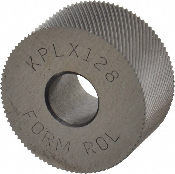 Made in USA KPLX128 Standard Knurl Wheel: 3/4" Dia, 80 ° Tooth Angle, Diagonal, Cobalt Image