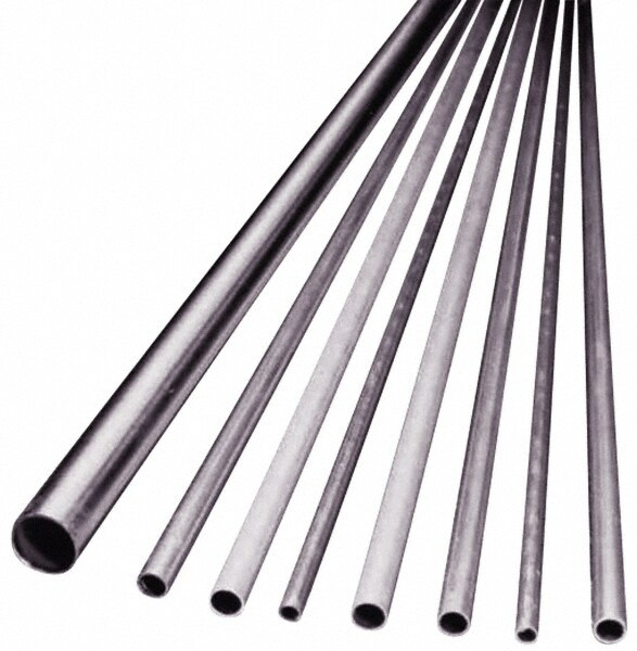 1/16 Inch Outside Diameter x 12 Inch Long, Brass Round Tube