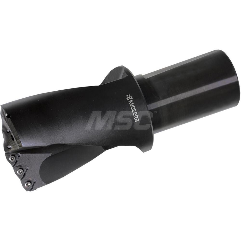 3.38" Max Drill Depth, 2" Diam, Indexable Insert Drill