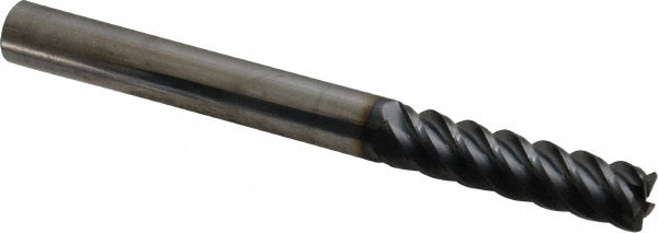 SGS 32569 Corner Radius End Mill: 3/8" Dia, 1-1/2" LOC, 0.03" Radius, 5 Flutes, Solid Carbide Image