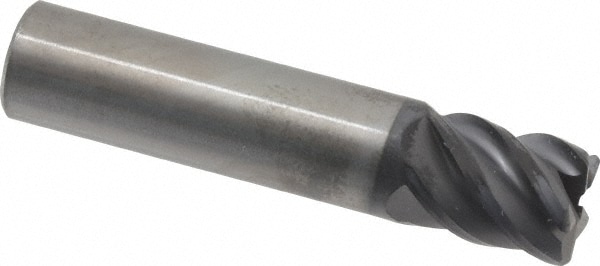 SGS 32600 Corner Radius End Mill: 5/8" Dia, 3/4" LOC, 0.06" Radius, 5 Flutes, Solid Carbide Image