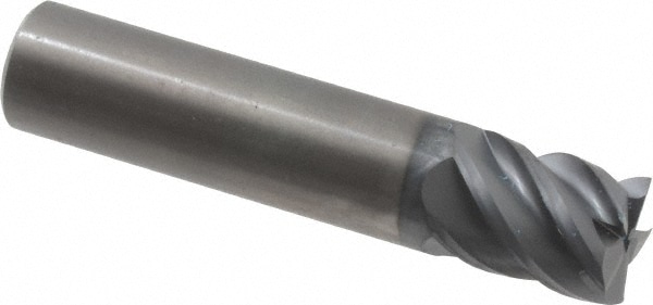 SGS 32680 Square End Mill: 5/8 Dia, 3/4 LOC, 5/8 Shank Dia, 3 OAL, 5 Flutes, Solid Carbide Image