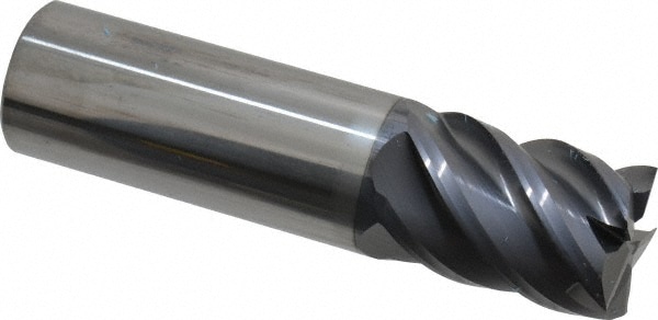 SGS 32682 Square End Mill: 3/4 Dia, 1 LOC, 3/4 Shank Dia, 3 OAL, 5 Flutes, Solid Carbide Image