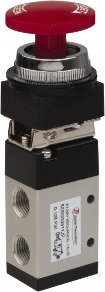 PRO-SOURCE 5230224511PRO Manually Operated Valve: Manual Mechanical, Palm Button & Manual Actuated Image