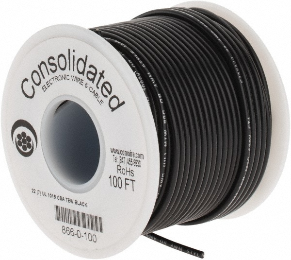 Brown 22 Awg Gauge Stranded Hook Up Wire Kit 100 Ft Reel Bbv Indicado