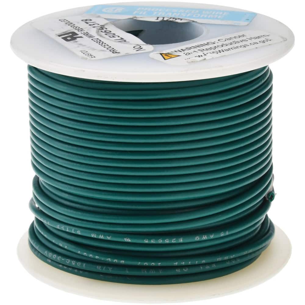 Made in USA - 18 AWG, 16 Strand, 100' OAL, Tinned Copper Hook Up Wire -  78263696 - MSC Industrial Supply