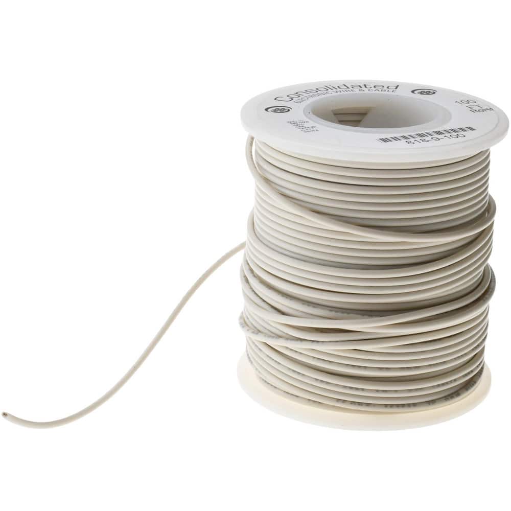Made in USA - 24 AWG, 7 Strand, 100' OAL, Tinned Copper Hook Up Wire -  78264017 - MSC Industrial Supply