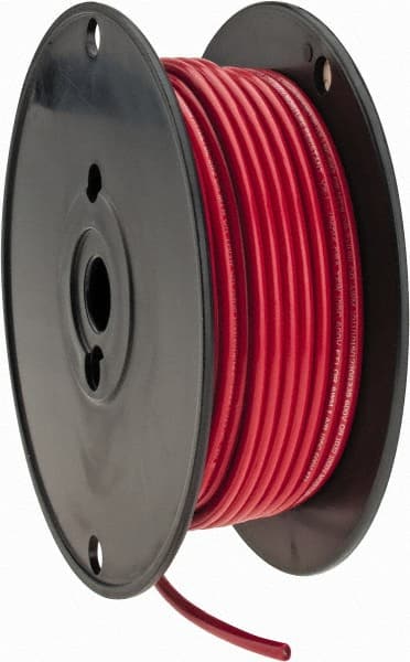 Made in USA - 10 AWG, 105 Strand, 500' OAL, Tinned Copper Hook Up Wire -  78264231 - MSC Industrial Supply