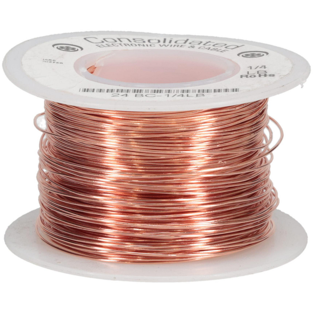 24 AWG, 0.0201" Dia, 201 Ft., Solid, Grounding Wire