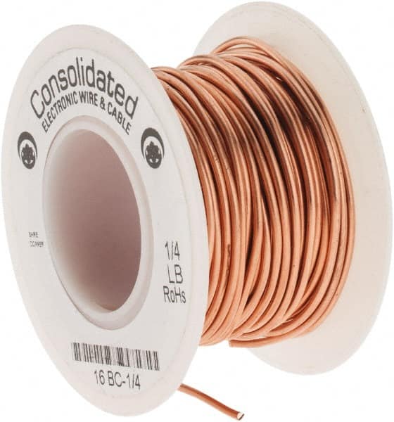 16 AWG, 0.0508 Inch Diameter, 32 Ft., Solid, Grounding Wire