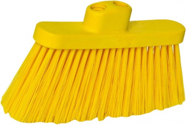 PRO-SOURCE 78277597 10" Wide, Yellow Polypropylene Bristles, Angled Broom Image