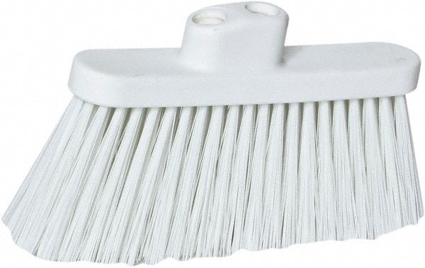 PRO-SOURCE 78277605 10" Wide, White Polypropylene Bristles, Angled Broom Image