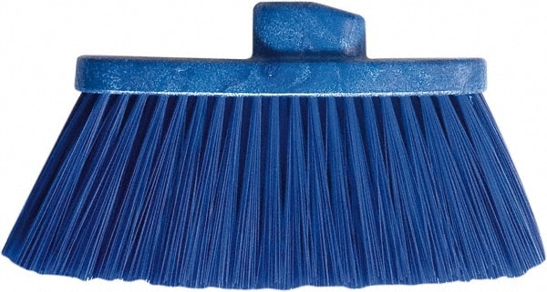 PRO-SOURCE 78277639 10" Wide, Blue Polypropylene Bristles, Angled Broom Image