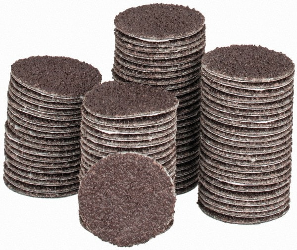 PSA Disc: 3/4" Disc Dia, 80 Grit, Aluminum Oxide