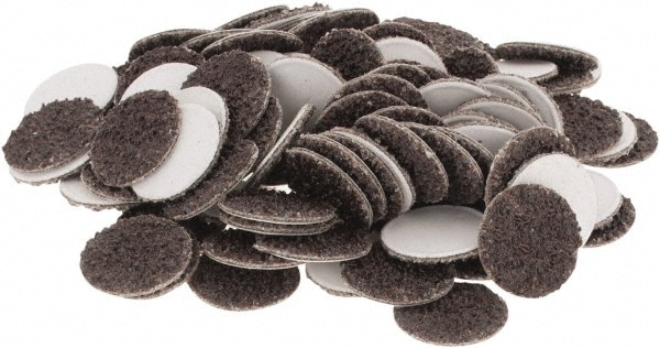 PSA Disc: 1/2" Disc Dia, 40 Grit, Aluminum Oxide
