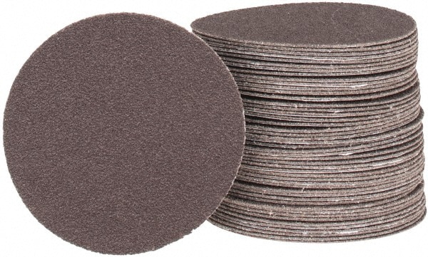 PSA Disc: 3" Disc Dia, 100 Grit, Aluminum Oxide