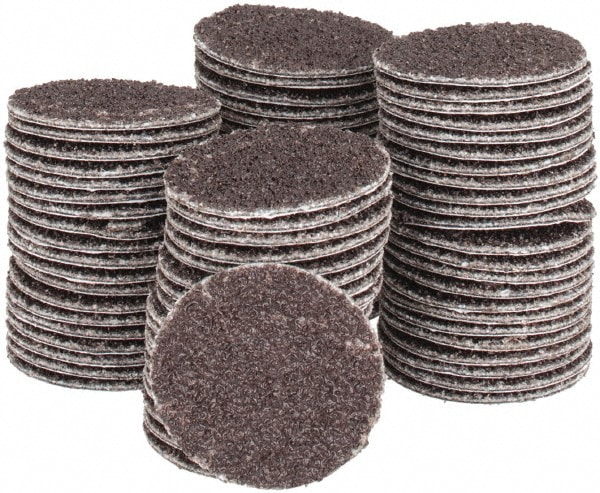 PSA Disc: 1" Disc Dia, 60 Grit, Aluminum Oxide