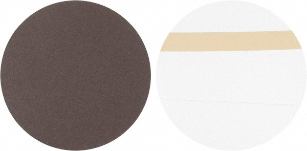 PSA Disc: 15" Disc Dia, 120 Grit, Aluminum Oxide