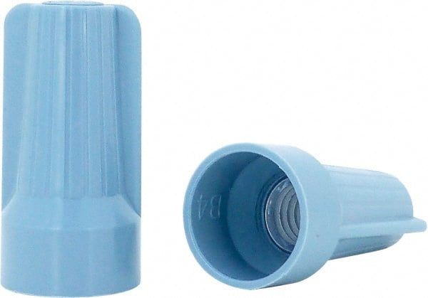 Ideal B4-1 Standard Twist-On Wire Connector: Blue & Gray, Flame-Retardant, 2 AWG 