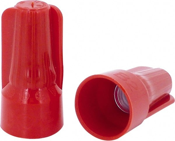 Ideal B2-350JR Standard Twist-On Wire Connector: Red, Flame-Retardant, 2 AWG 