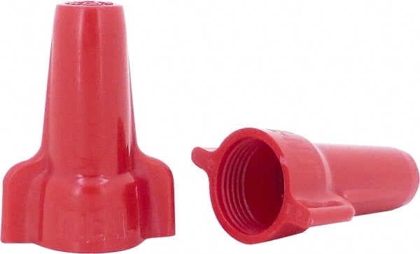 Ideal 30-452 Wing Twist-On Wire Connector: Red, Flame-Retardant, 2 AWG 