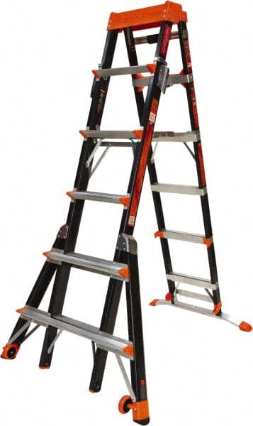 9-Step Fiberglass Step Ladder: Type IAA, 10' High