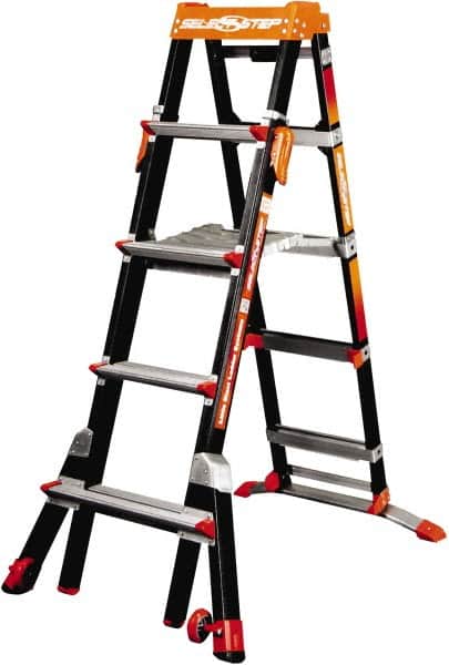 7-Step Fiberglass Step Ladder: Type IAA, 8' High