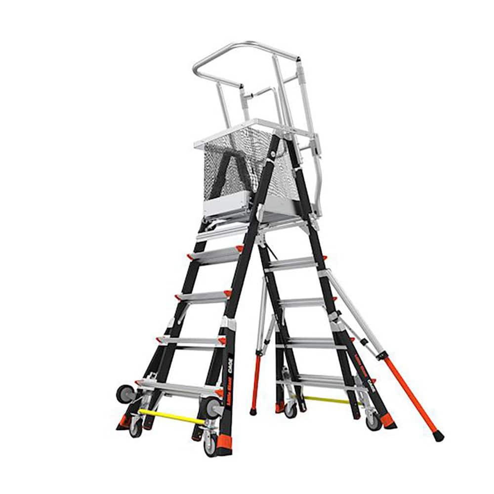 Little Giant Ladder 18509-240 Fiberglass Rolling Platform: 8 Step 