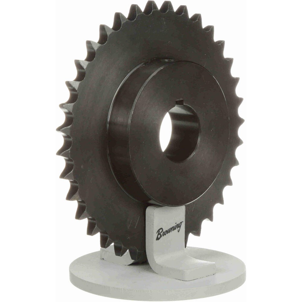 Browning 4130X1 Finished Bore Sprocket: 30 Teeth, 1/2" Pitch, 1" Bore Dia, 3.125" Hub Dia Image