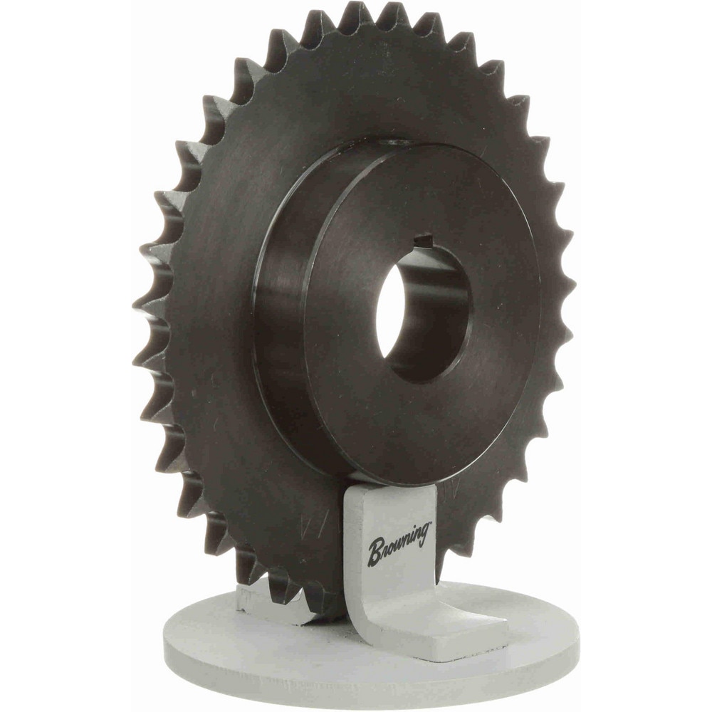 Browning H3519X1 Finished Bore Sprocket: 19 Teeth, 3/8" Pitch, 1" Bore Dia, 1.84375" Hub Dia Image