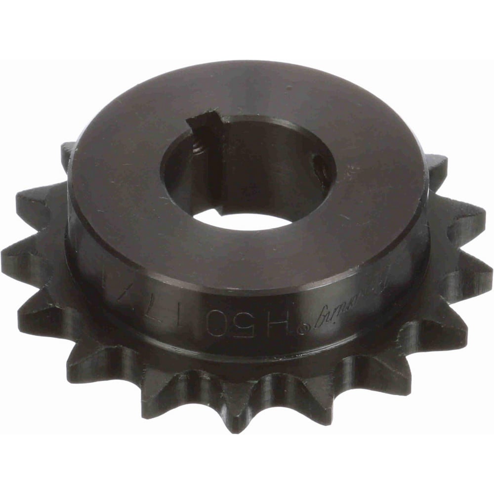 Browning H5017X 1 1/4 Finished Bore Sprocket: 17 Teeth, 5/8" Pitch, 1-1/4" Bore Dia, 2.703" Hub Dia Image