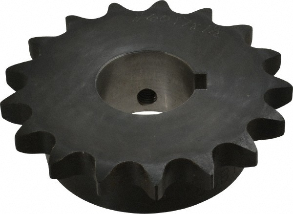 Browning H6017X 1 1/2 Finished Bore Sprocket: 17 Teeth, 3/4" Pitch, 1-1/2" Bore Dia, 3.391" Hub Dia Image