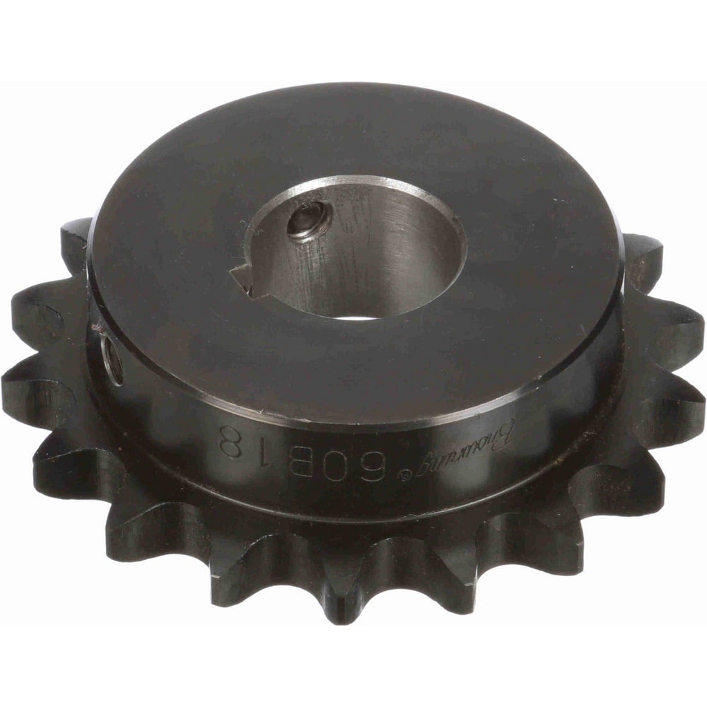 Browning H6018X 1 3/8 Finished Bore Sprocket: 18 Teeth, 3/4" Pitch, 1-3/8" Bore Dia, 3.516" Hub Dia Image