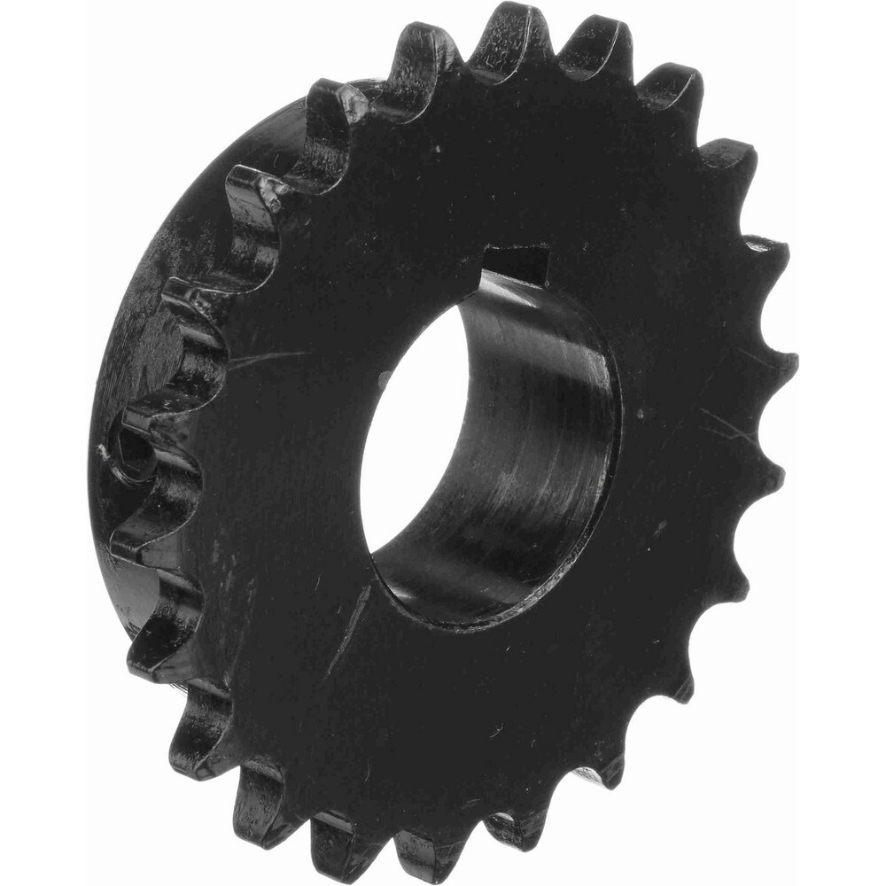 Finished Bore Sprocket: 35 Teeth, 3/8" Chain Pitch, 5/8" Bore Dia, 2.25" Hub Dia