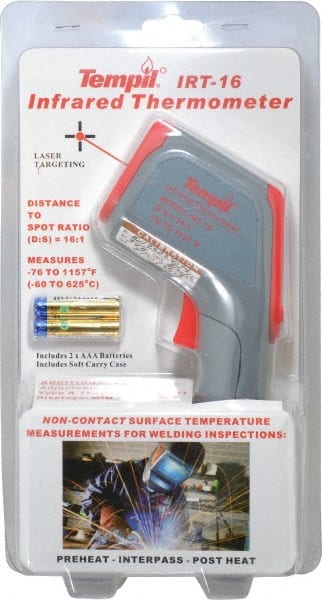 -60 to 625°C (-76 to 1157°F) Infrared Thermometer