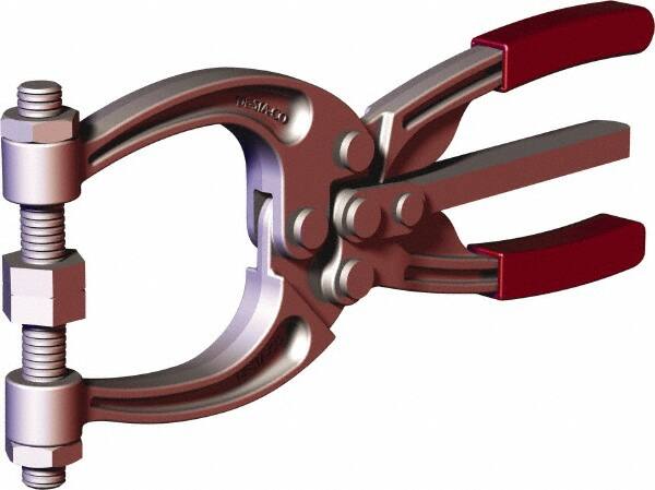 3110 N Load Capacity, 2.72" Throat Depth, 8.51" OAL, Forged Alloy Steel, C Style Plier Clamp