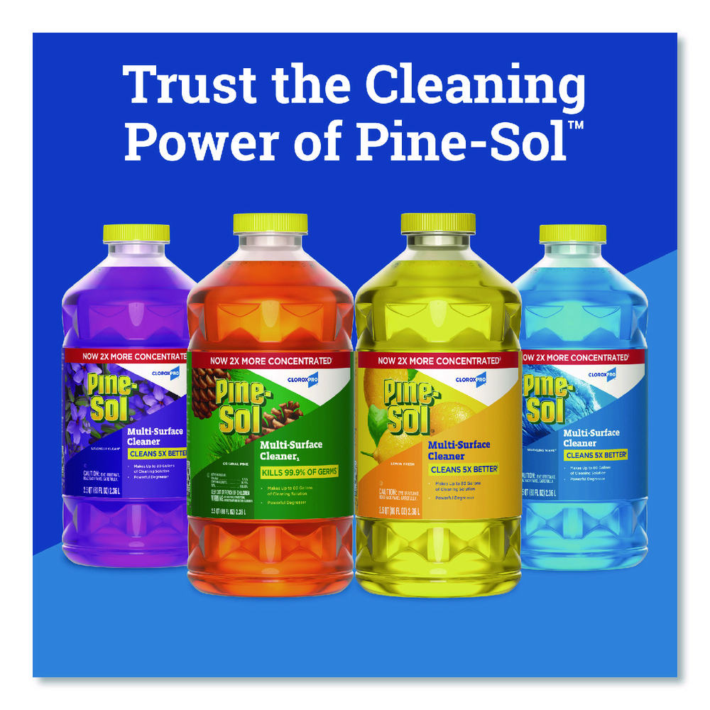 Pine-Sol - All-Purpose Cleaner: 80 oz, Bottle, Disinfectant | MSC Direct