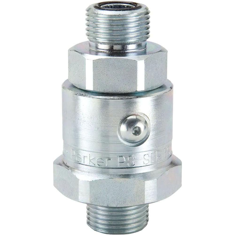 Parker PS61JMJM-6-6 Hydraulic Hose Male ORFS Swivel Fitting: 3/8", 11/16-16, 5,000 psi Image