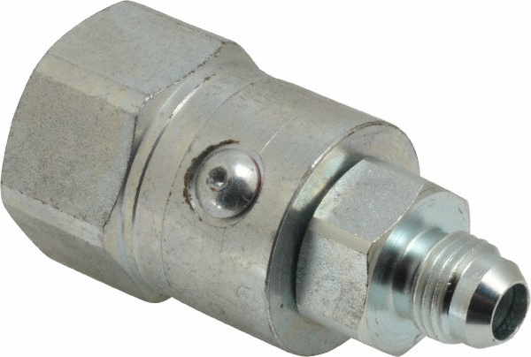 Parker PS610306-6-6 Hydraulic Hose Male JIC To Female JIC Swivel Fitting: 3/8", 3/8-18, 5,000 psi Image