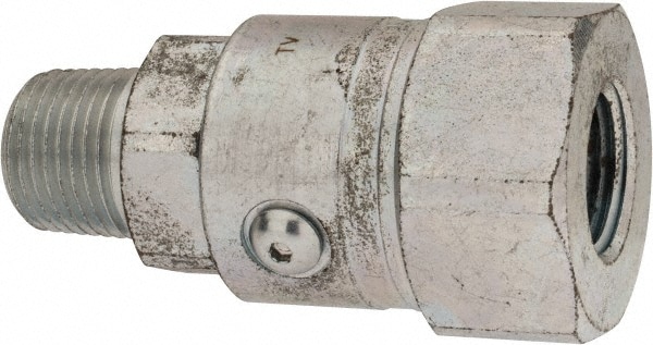 Parker PS810102-8-8 Hydraulic Hose Male NPT To Female NPT Swivel Fitting: 1/2", 1/2-14, 5,000 psi Image