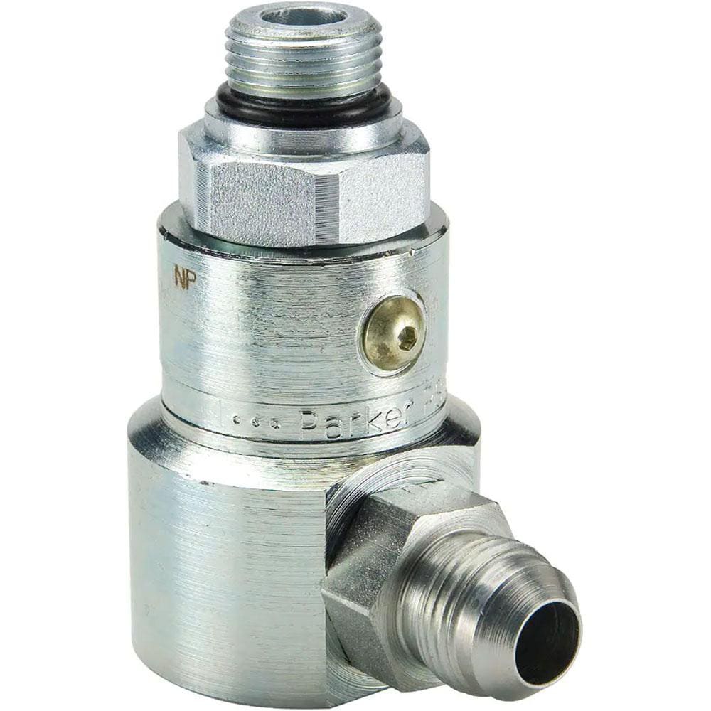 Parker PS890503-8-8 Hydraulic Hose Male ORB To Male JIC Swivel Fitting: 1/2", 3/4-14, 5,000 psi Image