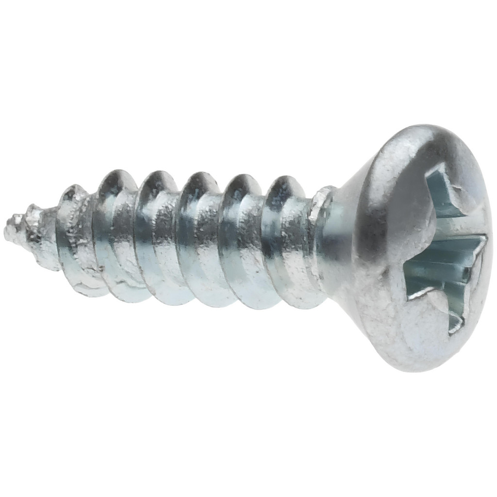 Grabber Phillips Industrial Screws & Bolts 4 X 1/4" Phillips Flat Head Sheet Metal Screws (from 1/4" To 1-1/2") Stainless Steel 18-8 Qty 100 Powers Phillips Industrial Screws & Bolts