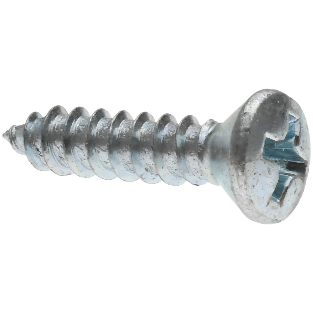 Sheet Metal Screw: #6, Oval Head, Phillips
